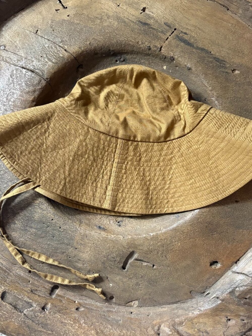 Baggu foldable packable travel sun hat organic cotton NO pouch one size
